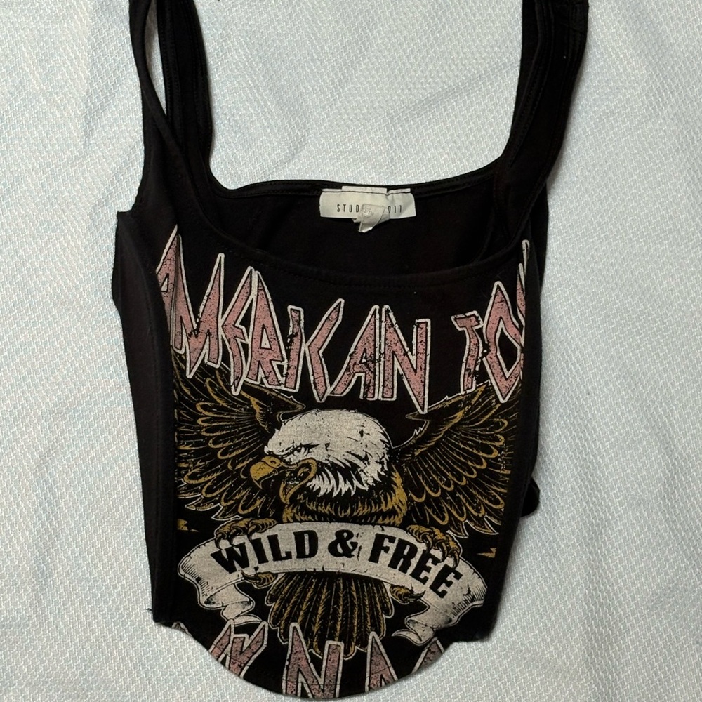 Studio 17 Black Tank Top